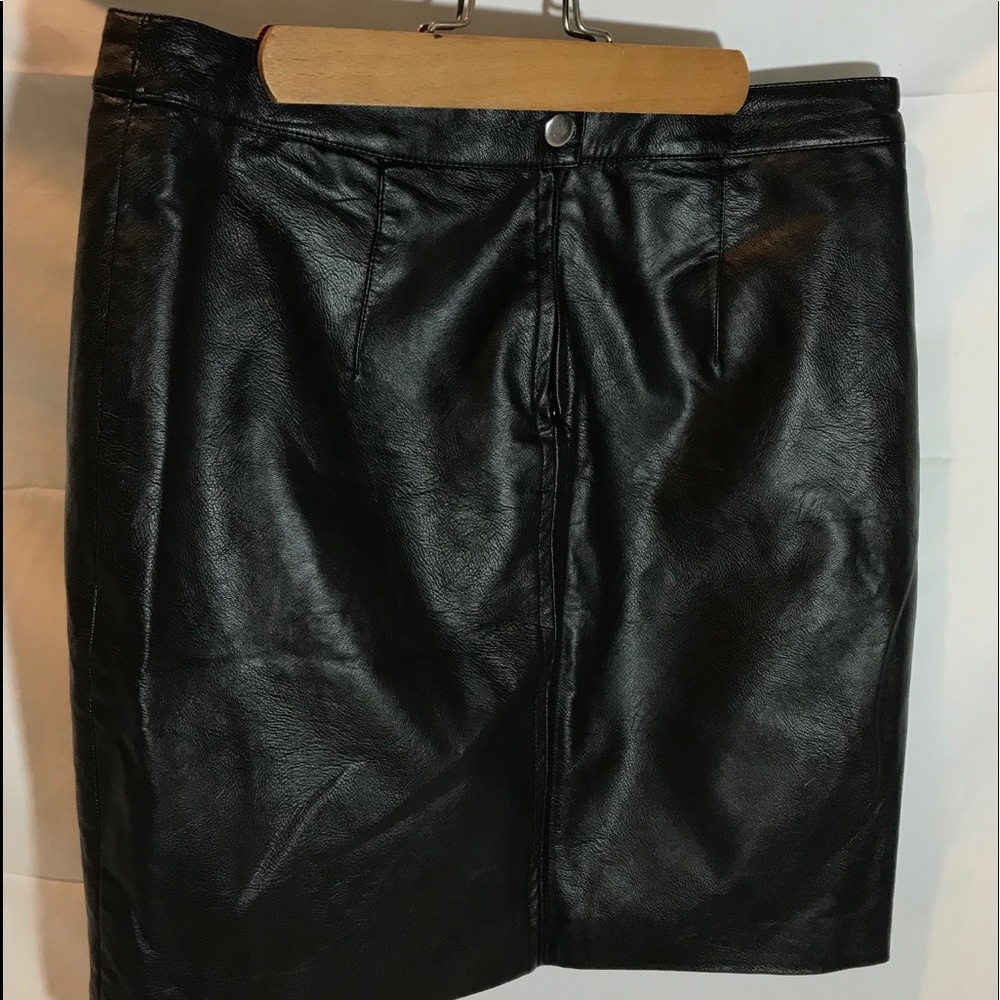 H&M Leather Skirt